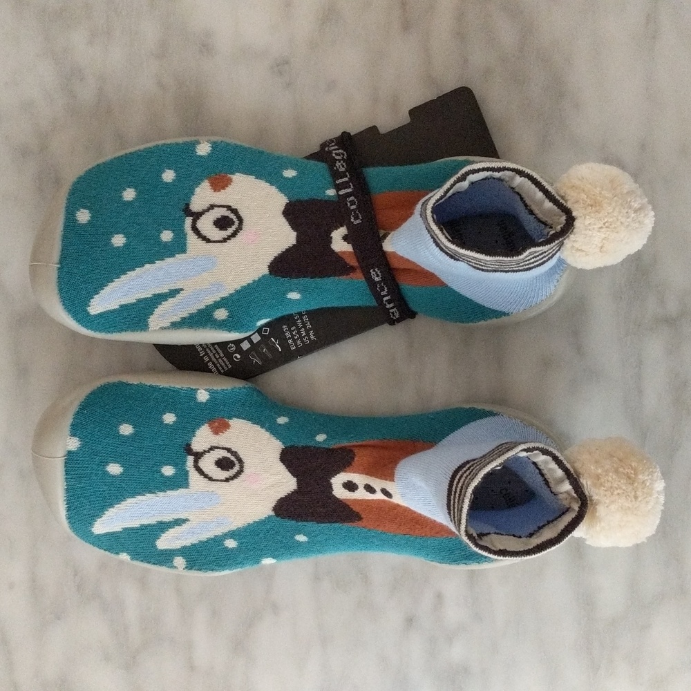 NWT Collegien Rabbit Léo Slippers - Picture 5 of 10